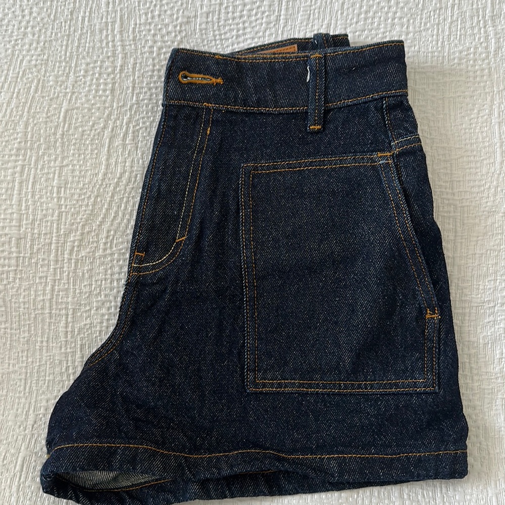 Zara High Waisted Denim Shorts